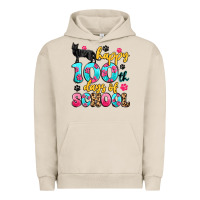Pigment French Oak happy 100th days of school cat Urban Hoodie - Artiststas