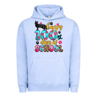 Pigment Grape Ice happy 100th days of school cat Urban Hoodie - Artiststas