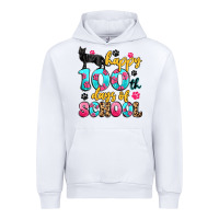 White happy 100th days of school cat Urban Hoodie - Artiststas