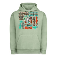 Pigment Oil Green coffee Urban Hoodie - AdoDesignShop