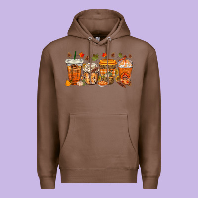 Western Thanksgiving Coffee Cups Bbs Premium Hoodie Designed By Bundleandbundleshop
