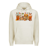 Oatmeal Heather western thanksgiving coffee cups bbs Premium Hoodie - BundleAndBundleShop