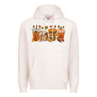 Pale Pink western thanksgiving coffee cups bbs Premium Hoodie - BundleAndBundleShop