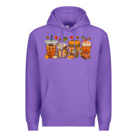Purple western thanksgiving coffee cups bbs Premium Hoodie - BundleAndBundleShop