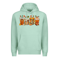 Seafoam western thanksgiving coffee cups bbs Premium Hoodie - BundleAndBundleShop