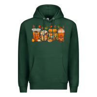 Sports Green western thanksgiving coffee cups bbs Premium Hoodie - BundleAndBundleShop