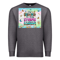 Charcoal Heather ive survived too many storms Premium Sweatshirt - texasbilliewilder