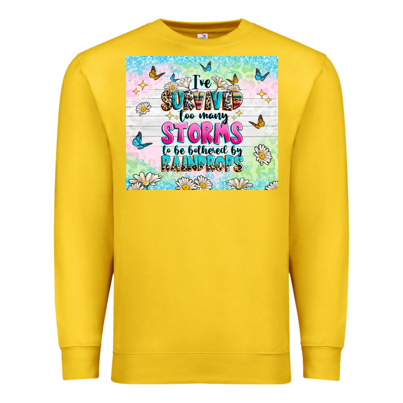 Ive Survived Too Many Storms Premium Sweatshirt by texasbilliewilder | Teevron