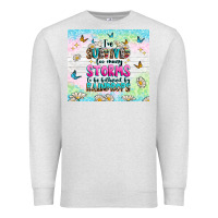 Oatmeal Heather ive survived too many storms Premium Sweatshirt - texasbilliewilder