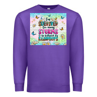 Purple ive survived too many storms Premium Sweatshirt - texasbilliewilder