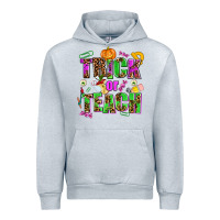 Heather Grey trick or teach Urban Hoodie - AdoDesignShop