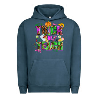 Pigment Midnight Navy trick or teach Urban Hoodie - AdoDesignShop
