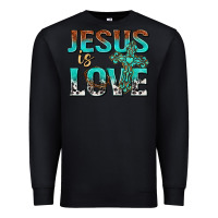 Black jesus is love Premium Sweatshirt - texasbilliewilder