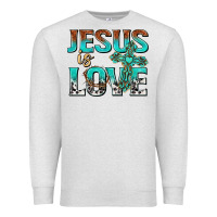 Jesus Is Love Premium Sweatshirt | Teevron