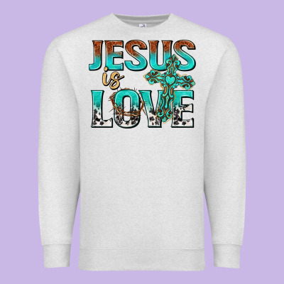 Premium Sweatshirt jesus is love