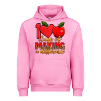 Fuchsia Pink 100 days of making a difference Urban Hoodie - Artiststas