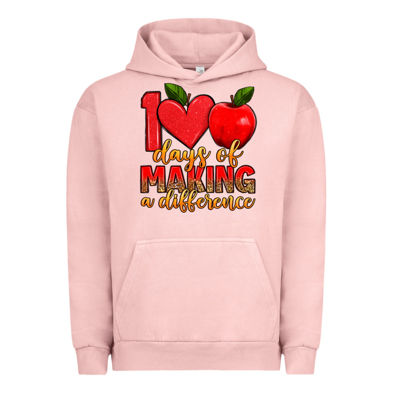 100 Days Of Making A Difference Urban Hoodie by Artiststas | Teevron