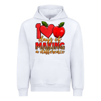 White 100 days of making a difference Urban Hoodie - Artiststas