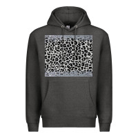 Charcoal Heather grey leopard Premium Hoodie - JahusDesignShop