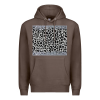Coffee grey leopard Premium Hoodie - JahusDesignShop