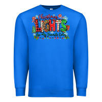 True Royal christmas lights are my favorite color Premium Sweatshirt - Zillion Design Studio