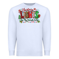 White christmas lights are my favorite color Premium Sweatshirt - Zillion Design Studio