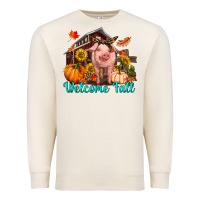 Sandshell Welcome fall pig Premium Sweatshirt - RanaPortraitStore
