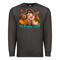 Smoke Welcome fall pig Premium Sweatshirt - RanaPortraitStore
