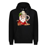 Black santa coffee Premium Hoodie - JahusDesignShop