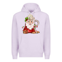 Lilac santa coffee Premium Hoodie - JahusDesignShop