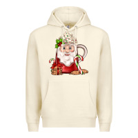 Sandshell santa coffee Premium Hoodie - JahusDesignShop