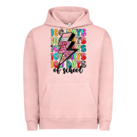 Pigment Salmon 100 days of school Urban Hoodie - Artiststas