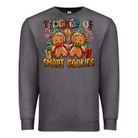 Charcoal Heather teacher of smart cookies Premium Sweatshirt - Zillion Design Studio
