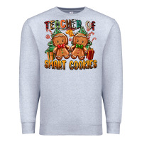 Heather Grey teacher of smart cookies Premium Sweatshirt - Zillion Design Studio