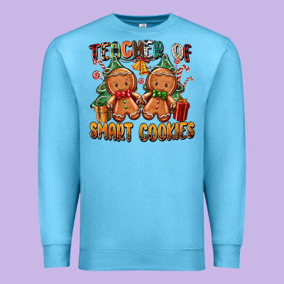 Teacher Of Smart Cookies Premium Sweatshirt Designed By Zillion Design Studio