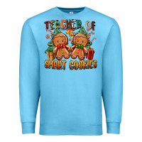 Ocean Blue teacher of smart cookies Premium Sweatshirt - Zillion Design Studio