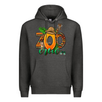 Charcoal Heather zoo crew Premium Hoodie - AdoDesignShop