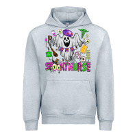 Heather Grey spooky nurse Urban Hoodie - AdoDesignShop
