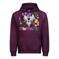 Mauve Wine spooky nurse Urban Hoodie - AdoDesignShop
