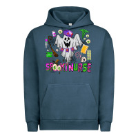 Pigment Midnight Navy spooky nurse Urban Hoodie - AdoDesignShop