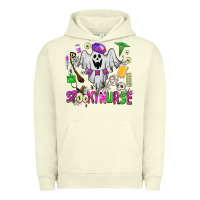 Pigment Pistachio spooky nurse Urban Hoodie - AdoDesignShop