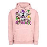 Pigment Salmon spooky nurse Urban Hoodie - AdoDesignShop