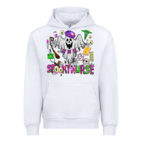 White spooky nurse Urban Hoodie - AdoDesignShop