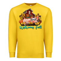 Lemon Welcome fall pigs Premium Sweatshirt - RanaPortraitStore