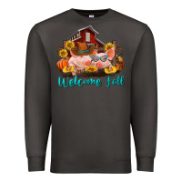 Smoke Welcome fall pigs Premium Sweatshirt - RanaPortraitStore