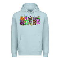 Blue Mist halloween nurse Premium Hoodie - AdoDesignShop