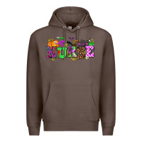 Coffee halloween nurse Premium Hoodie - AdoDesignShop