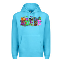 Ocean Blue halloween nurse Premium Hoodie - AdoDesignShop