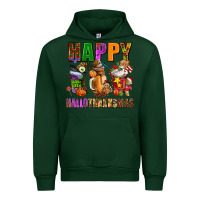 Forest Green happy hallothanksmas Urban Hoodie - AdoDesignShop