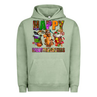 Pigment Oil Green happy hallothanksmas Urban Hoodie - AdoDesignShop